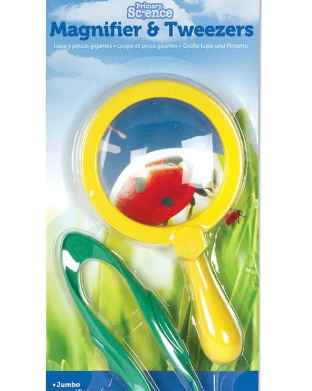 Learning Resources – Lupa a pinzeta pro malé vědce (Primary Science® Magnifier & Tweezers) 1